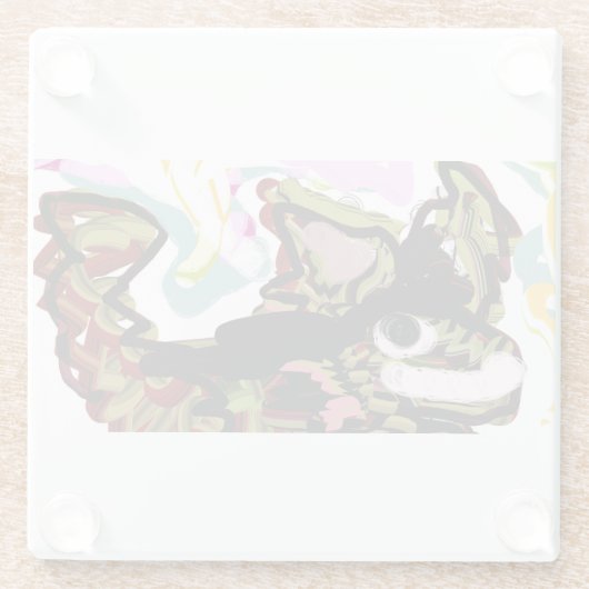 Wolf Liebe Glasuntersetzer (Rückseite)