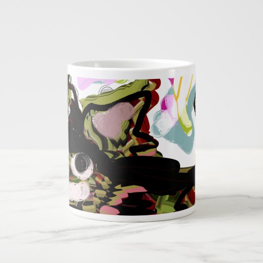 Wolf Liebe Jumbo-Tasse (Vorderseite)