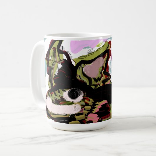 Wolf Liebe Kaffeetasse (Vorderseite Links)