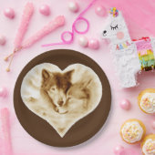 Wolf-Liebe Pappteller (Party)