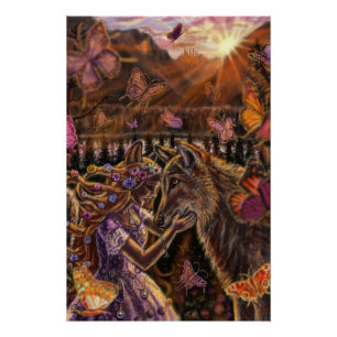 Wolf Liebe Poster