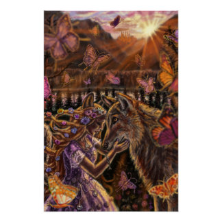 Wolf Liebe Poster