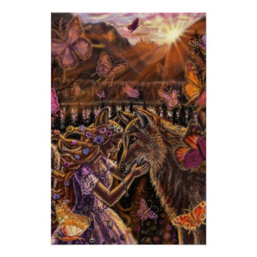 Wolf Liebe Poster (Vorderseite)