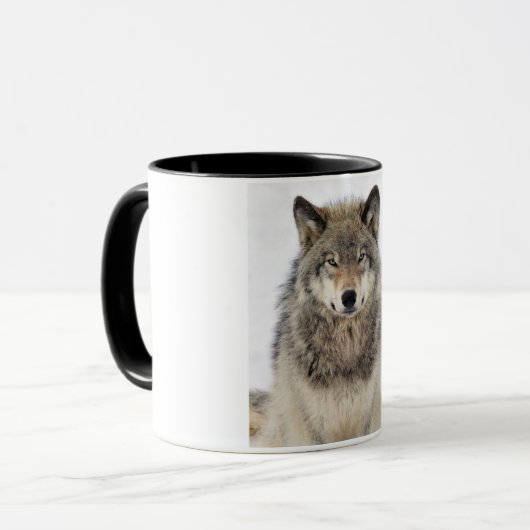 Wolf-Liebe Tasse (Vorderseite Links)