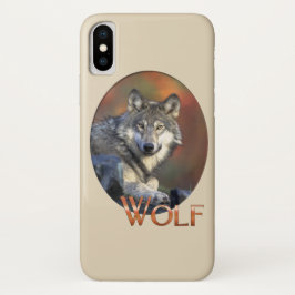 Wolf Liebhaber Kunst iPhone X Hülle