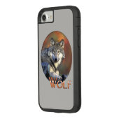 Wolf Liebhaber Kunst Case-Mate iPhone Hülle (Hinten/Links)