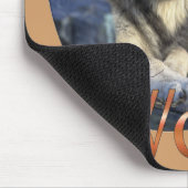 Wolf Liebhaber Kunst Mousepad (Ecke)