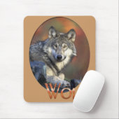Wolf Liebhaber Kunst Mousepad (Mit Mouse)