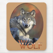 Wolf Liebhaber Kunst Mousepad (Vorne)