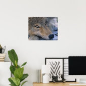 Wolf Liebhaber Kunst Poster (Heimbüro)