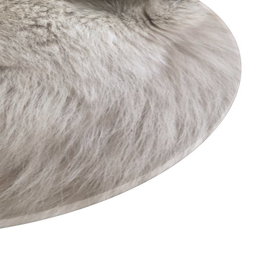 Wolf Liebhaber Kunst Schneidebrett (Ecke)