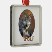 Wolf Liebhaber Kunst Silbernes Ornament (Rechts)