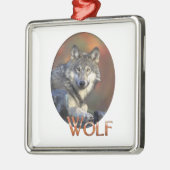Wolf Liebhaber Kunst Silbernes Ornament (Links)
