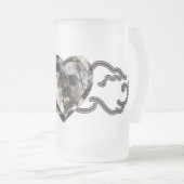 Wolf-Liebhaber Mattglas Bierglas (VorderseiteRechts)