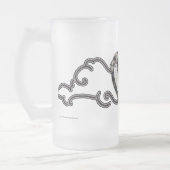 Wolf-Liebhaber Mattglas Bierglas (Links)