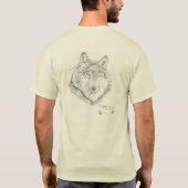 Wolf-Liebhaber-Shirt T-Shirt (Rückseite)