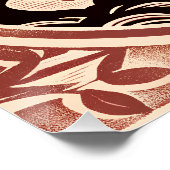 Wolf liebt Kunstwerk Natur Liebe Wolves Poster (Ecke)