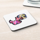 Wolf light moon getränkeuntersetzer (Linke Seite)