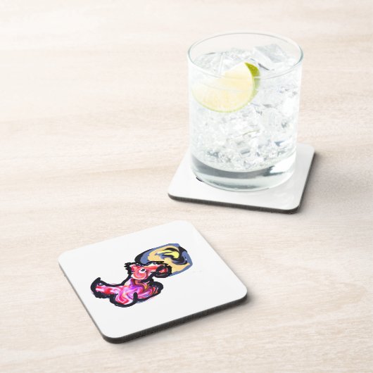 Wolf light moon  getränkeuntersetzer (Rechte Seite)