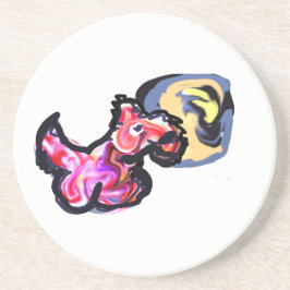 Wolf light moon  getränkeuntersetzer