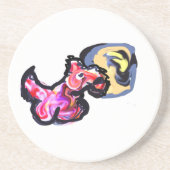 Wolf light moon getränkeuntersetzer (Vorne)