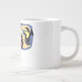 Wolf light moon Jumbo-Tasse (Rechts)