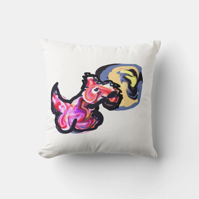 Wolf light moon  kissen (Vorderseite)