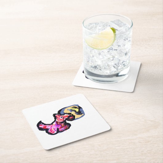 Wolf light moon  rechteckiger pappuntersetzer (Vor Ort)