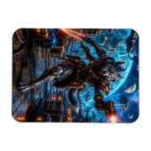 Wolf-Like Alien Pirate — Running Assault Magnet (Horizontal)