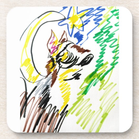 Wolf-Linie Herbst Getränkeuntersetzer (Vorderseite)