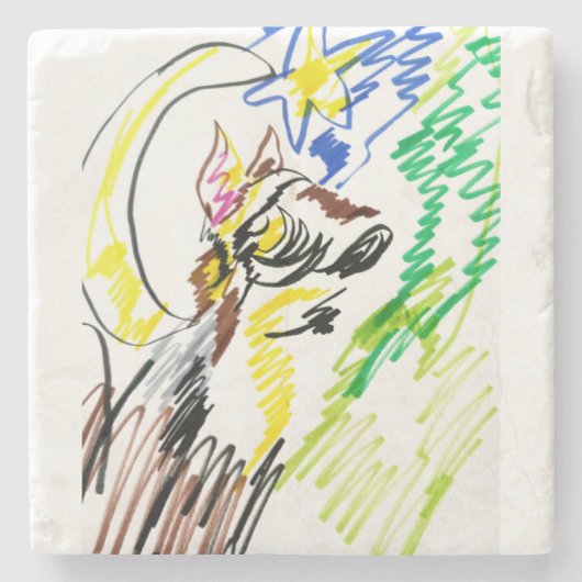 Wolf-Linie Herbst Steinuntersetzer (Vorderseite)