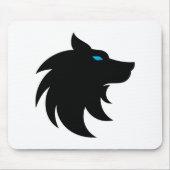 Wolf Logo Mouse Pad - Sleek Gaming & Office Mouse Mousepad (Vorne)