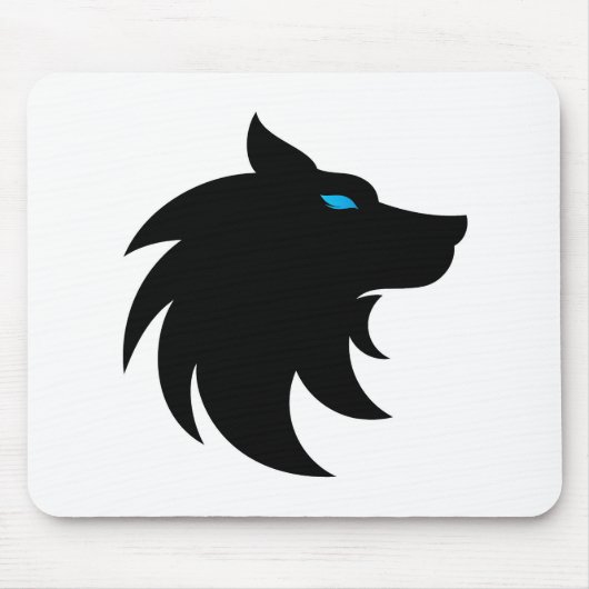 Wolf Logo Mouse Pad - Sleek Gaming & Office Mouse Mousepad (Vorne)
