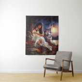 Wolf Look Wandteppich (Beispiel)