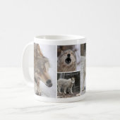 Wolf Lover Coffee Tasse (Vorderseite Links)