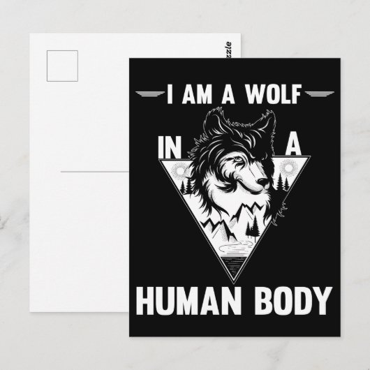Wolf Lover Forest Animal Postkarte (Vorne/Hinten)
