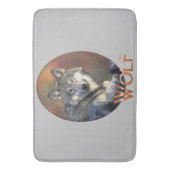 Wolf Lovers Badematte (Vorderseite Vertikal)