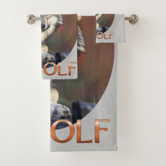 Wolf Lovers Badhandtuch Set