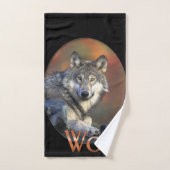 Wolf Lovers Badhandtuch Set (Handtuch)