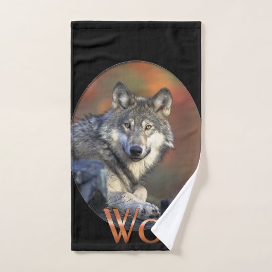 Wolf Lovers Badhandtuch Set (Handtuch)