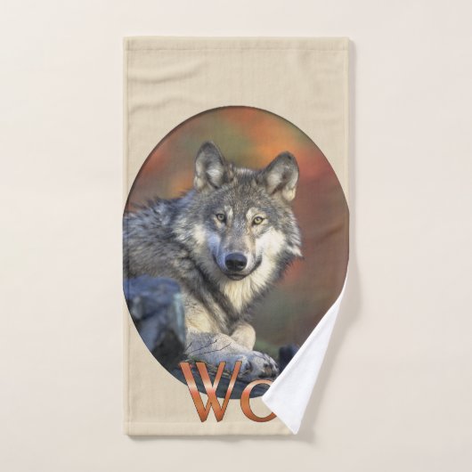Wolf Lovers Badhandtuch Set (Handtuch)