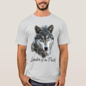 Wolf Lover's Leader of the Pack T-Shirt (Vorderseite)