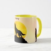 Wolf Lovers Tasse (VorderseiteRechts)