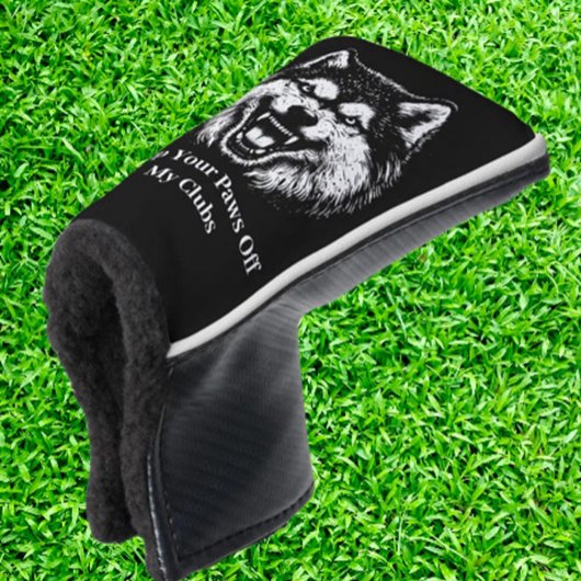  wolf Loving Dad Golf Head Cover Golf Headcover
