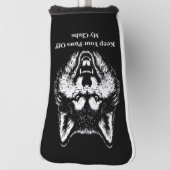  wolf Loving Dad Golf Head Cover Headcover (Rotieren 90)