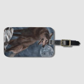 Wolf Luggage tag Gepäckanhänger (Vorderseite (Horizontal))