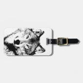 Wolf Luggage Tag Gepäckanhänger (Vorderseite horizontal)