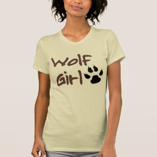 Wolf-Mädchen T-Shirt