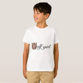 Wolf-Mädchen T-Shirt (Vorne ganz)