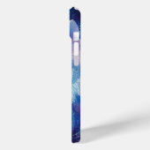 Wolf Magie Blau Case-Mate iPhone Hülle (Rückseite / Links)